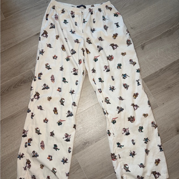 Brandy Melville Pants - Brandy Melville Cartoon Animal Print Pajama Lounge Pants One Size